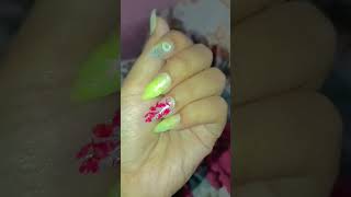 suger glitar nail art 💅youtubeshorts nailartdesignsathomewithouttools nailart [upl. by Madonia387]