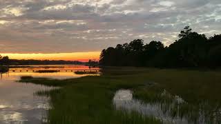 October Sunset on Hewletts Creek  Wilmington North Carolina [upl. by Lashonda]