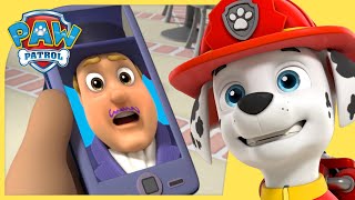 Mayor Humdinger’s Missing Moustache and MORE PAW Patrol  Pup Tales  Cartoons for Kids [upl. by Aimerej]