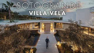 Unveiling Villa Vela The Epitome of Modern Architectural Brilliance in Sotogrande Spain [upl. by Korns204]