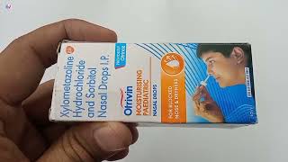 Otrivin Moisturising Paediatric Nasal Drops  xylometazoline Hydrochloride and Sorbitol Nasal drops [upl. by Llehsor]