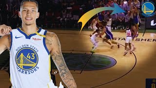 The Lindy Waters Golden State Warriors DEBUT Showcased ELITE SHOOTING  Film Analysis [upl. by Sheppard854]