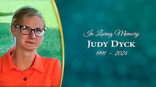 Judy Dyck Funeral Service [upl. by Venn]