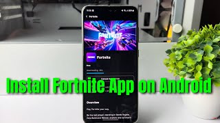 How To Install Fortnite App on Android [upl. by Latsyrd]