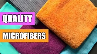 Quality Microfiber Cleaning Cloths Makers Cleaning Cloths REVIEW [upl. by Lahcsap]