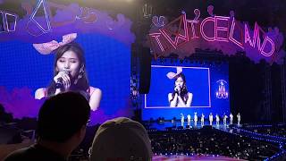 180520 TWICE CONCERT 멤버별 소감 TWICELAND ZONE 2 FANTASY PARK FANCAM ENDING SPEECH [upl. by Adnahsed]