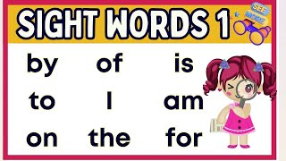 Basic Reading Sight Words 1 for Kids  Grade One amp Preschool [upl. by Cyd989]