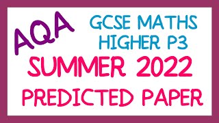 Edexcel A Level Pure Maths  2022 Predicted Paper 1 Advance Information [upl. by Kerri]