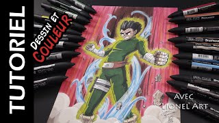 Comment Dessiner Rock Lee  Dessin et Couleur [upl. by Cormick336]