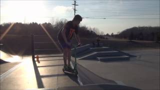 Delafield Skatepark Scootering [upl. by Anidem]