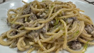 Spaghetti Artigianali con Alici Scorza di Limone e Pecorino Romano [upl. by Aria]