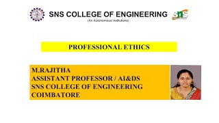 Respect for authority  Rajitha MAIampDSAP  SNS Institutions [upl. by Dranel]