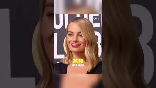 Margot Robbie evolution MargotRobbie evolution thenandnow hollywood actress throughtheyears [upl. by Ennaillij27]