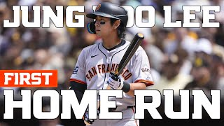 Jung Hoo Lee CRUSHES First Major League Home Run  이정후 메이저리그 첫 홈런 [upl. by Rettke]