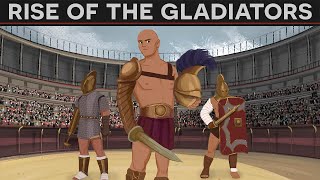 Where did Gladiators come from Origins and Rise DOCUMENTARY [upl. by Deonne937]