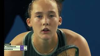 Mirra Andreeva vs Karolina Muchova  2024 Ningbo Semifinal  WTA Match Highlights [upl. by Hedva866]