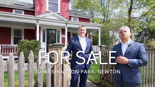 Newtonville TwoFamily For Sale  79 Washington Park Newton MA by Dwell360 [upl. by Aninad458]