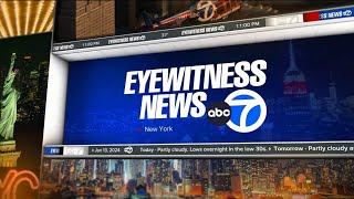 WABC Channel 7 Eyewitness News at 11pm  Open  1132024 New Graphics [upl. by Ielarol]