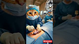 A successful operation of doctor cat🥰🥰📛📛 shorts viralvideo trendingshorts [upl. by Ayekan]