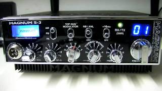 Magnum S3 350 10 Meter Export AM FM CB Radio video overview [upl. by Tsew916]