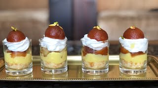 GULAB JAMUN TRIFLE SHOTS  FESIVE RECIPE  FINEDINE [upl. by Redfield902]