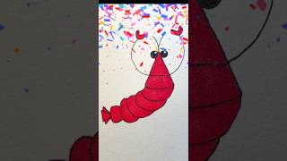 Simple drawing ideas  Step by step Drawing for kids🦞 [upl. by Einaej220]