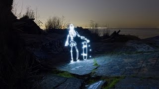 Light Goes On  Light Painting Stop Motion Animation [upl. by Xaviera]