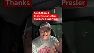 The Amish helped flip Pennsylvania to Red thanks to Scott Presler🙏🙏 [upl. by Leira]