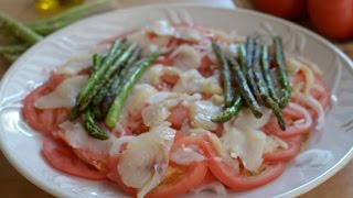 Receta de ensalada templada de ahumados y espárragos [upl. by Beulah536]