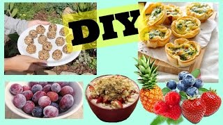 DIY QUICK HEALTHY SNACKS  Maddie Ryles [upl. by Nosecyrb]