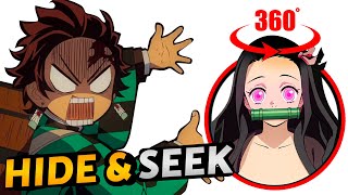 ᐉ 360° Demon Slayer Hide amp Seek  Movie 2024  VR Challenge demonslayer season 4  No Spoilers [upl. by Soracco454]