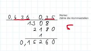 Rechnen mit Dezimalzahlen  Dezimalbrüchen  Multiplizieren  Mathe einfach erklärt [upl. by Nylcoj28]