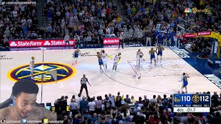 FlightReacts Warriors vs Denver Nuggets Full Game Highlights  April 2 2023 [upl. by Attelocin302]