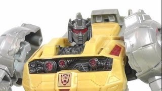 TRANSFORMERS GENERATIONS FALL OF CYBERTRON VOYAGER GRIMLOCK EN ESPAÑOL [upl. by Maryann376]