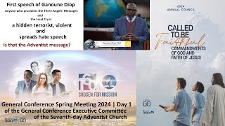 Ganoune Diop Spring Adventist Meeting SDA Three Angels Messages and Loud Cry is Hate Speech [upl. by Gillette951]