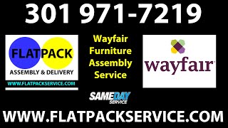 WAYFAIR Furniture Assembly Service Washington DC by FLATPACKSERVICECOM • 301 9717219 Home Services [upl. by Innaig]