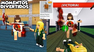 JUGANDO con la NUEVA ANIMACION de WICKED en MURDER MISTERY 2 Momentos Divertidos Roblox MM2 [upl. by Shelden982]