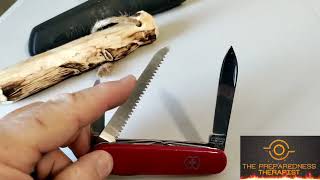 Modifying a Swiss Army Knife to be a Whittling Knife [upl. by Sileas536]