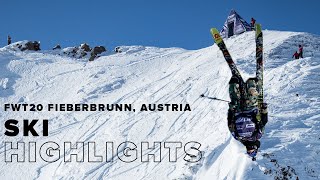 FWT20 Fieberbrunn Austria  Ski Highlights [upl. by Inaluiak]