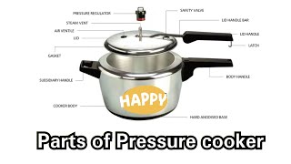 Pressure cooker parts and functions  How to use pressure cooker in Telugu  Pressure cooker Models [upl. by Aneehsram287]