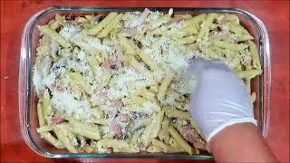 How to make Penne Carbonara 9 ingredients [upl. by Abagael]