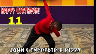 BIRTHDAY FUN PLAYING AT JOHNS INCREDIBLE PIZZA  Bonus Interview [upl. by Suzie389]