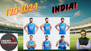 T20 World Cup Build Up India Team Preview Cricket Chronicles With Chandresh india t202024 [upl. by Nnaeirelav]