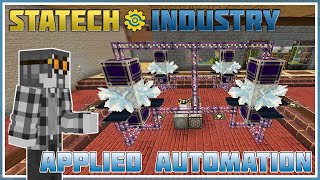 Finally Started into Applied Energistics 2  Minecraft Statech Industry 20 [upl. by Tam883]