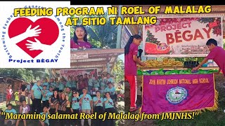 Feeding Program of Roel of Malalag in Partnership with Project BÈGAY Roel of Malalag [upl. by Dowd264]