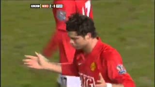 Cristiano Ronaldo Best Freekick v Portsmouth at home in 2008 [upl. by Eiramassenav]