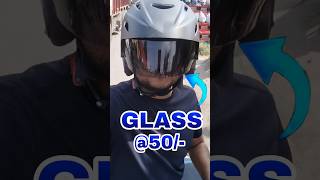 Broken helmet glass replacement minivlog motovlog [upl. by Kenji54]