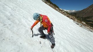 Alpine amp Mountaineering 15 Snow Anchors  Using your Ice Axe  Climbing Tech Tips [upl. by Niwhsa]