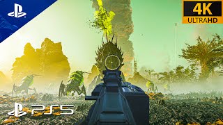 Helldivers 2 First Person  LOOKS ABSOLUTELY TERRIFYING  Ultra Realistic Graphics Gameplay 4K 60FPS [upl. by Ilaire]