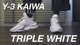 Y3 Kaiwa Triple White  The Cleanest [upl. by Eniarrol]